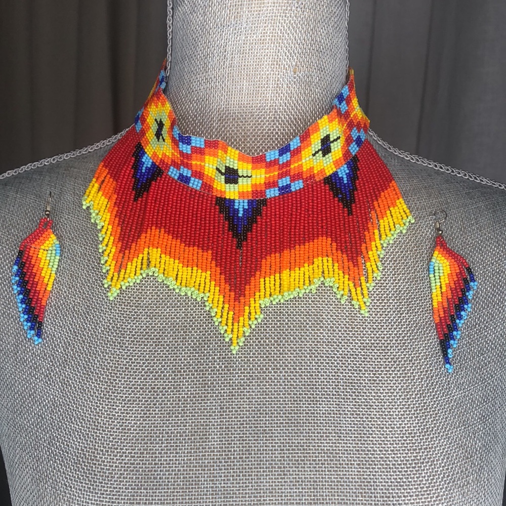 Chaquira Colorful Choker